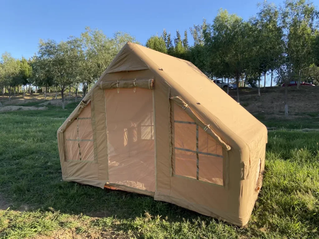 inflatable house tent in park