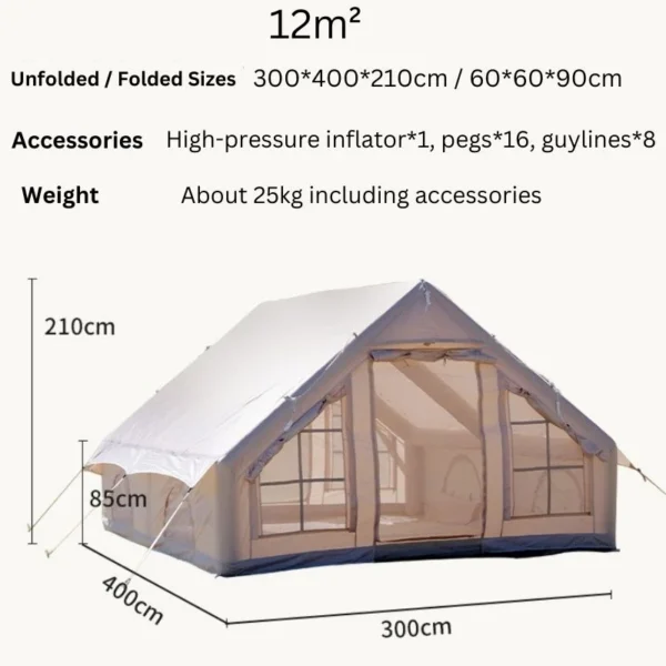 large inflatable tents