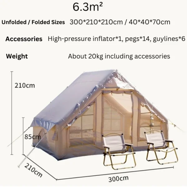 large tent house